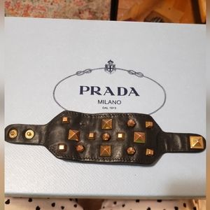 Vince Camuto Leather Cuff/ Metal Studs